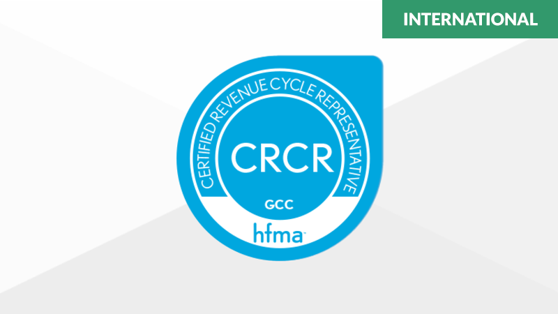 Certified Revenue Cycle Representative (CRCR) - GCC 